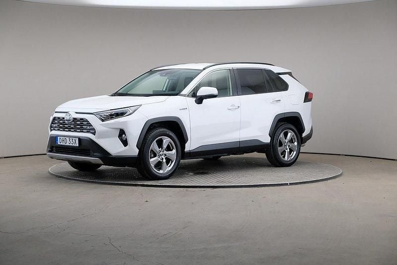 Vit Begagnad 2021 Toyota RAV4 Hybrid Executive SUV | 339 000 kr (Bra pris) - Bild 1/4