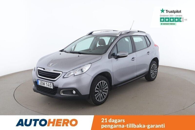 Grå Begagnad 2015 Peugeot 2008 SUV | 91 000 kr (Marknadspris) - Bild 1/4