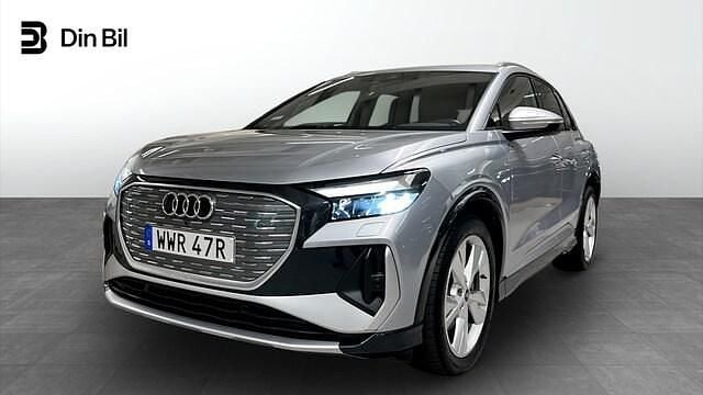Silver Begagnad 2023 Audi Q4 e-tron S-Line SUV | 519 000 kr (Lite dyr) - Bild 1/4