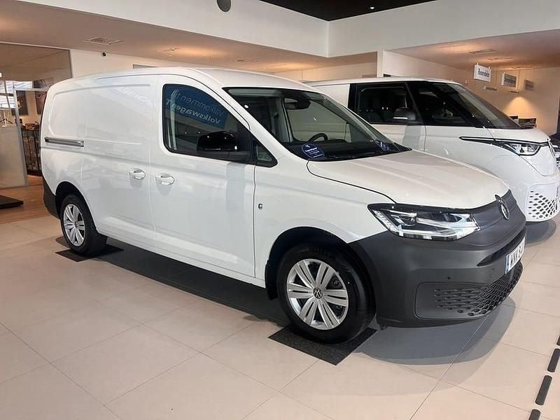 Vit Ny 2025 VW Caddy Maxi Minibuss | 367 500 kr (Superpris) - Bild 1/4