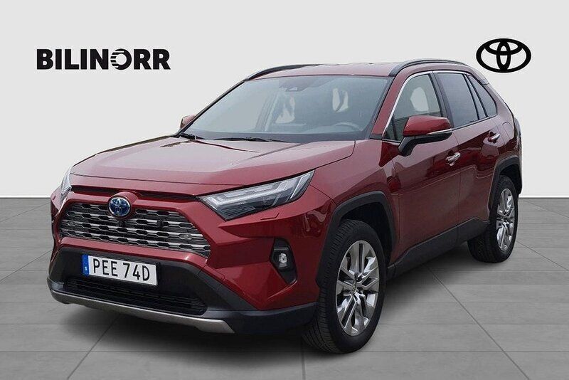 Röd Begagnad 2022 Toyota RAV4 Hybrid Executive SUV | 399 900 kr (Marknadspris) - Bild 1/4