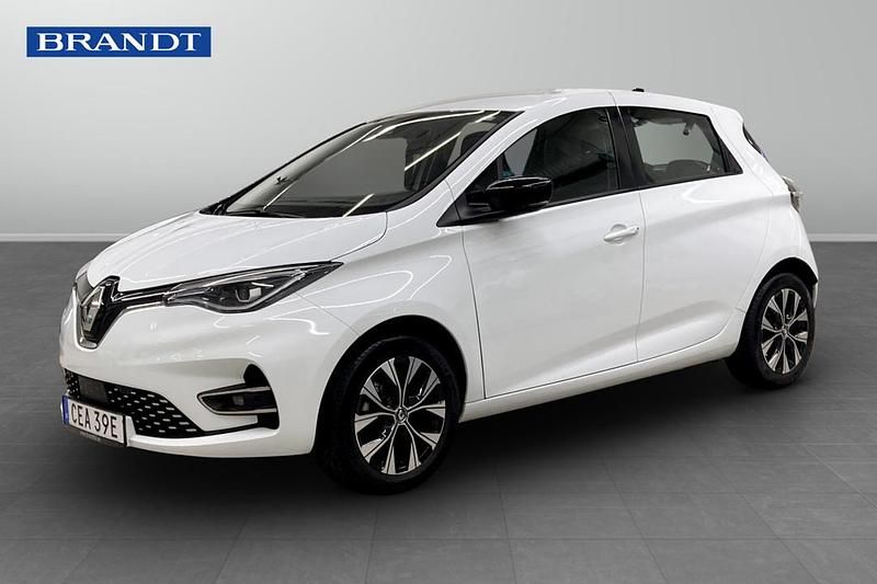 Vit Begagnad 2023 Renault Zoe Halvkombi | 199 900 kr (Marknadspris) - Bild 1/4