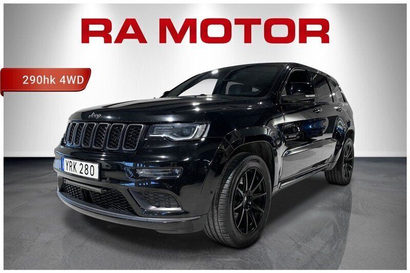Svart Begagnad 2018 Jeep Grand Cherokee SUV | 309 900 kr (Marknadspris) - Bild 1/4