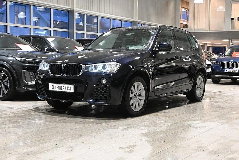 Svart Begagnad 2016 BMW X3 Shadowline SUV | 229 000 kr (Marknadspris) - Bild 1/4