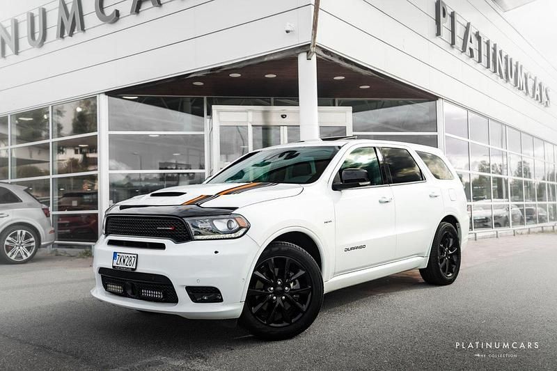 Vit Begagnad 2018 Dodge Durango SUV | 449 000 kr (Marknadspris) - Bild 1/4