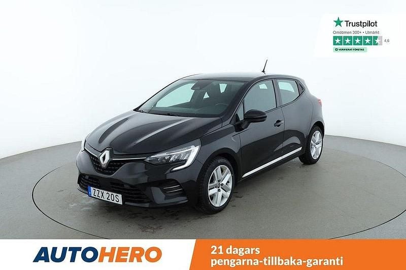 Svart Begagnad 2021 Renault Clio V Intens Halvkombi | 156 000 kr (Marknadspris) - Bild 1/4
