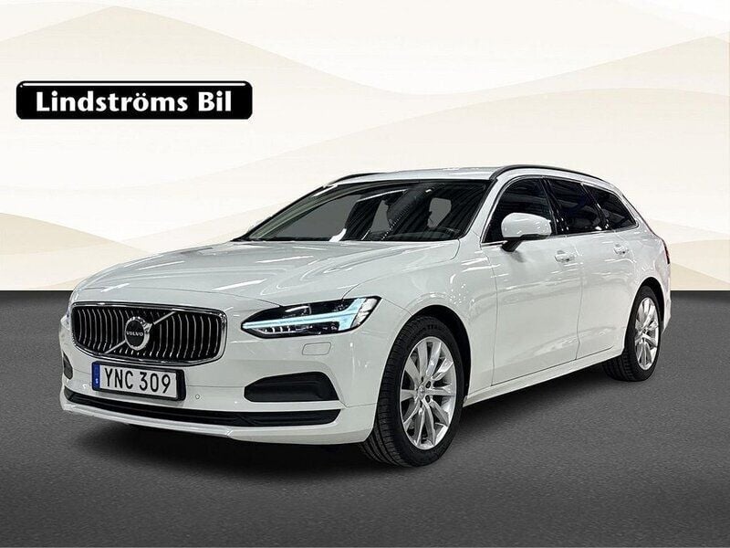 Vit Begagnad 2022 Volvo V90 Momentum Kombi | 349 900 kr (Marknadspris) - Bild 1/3