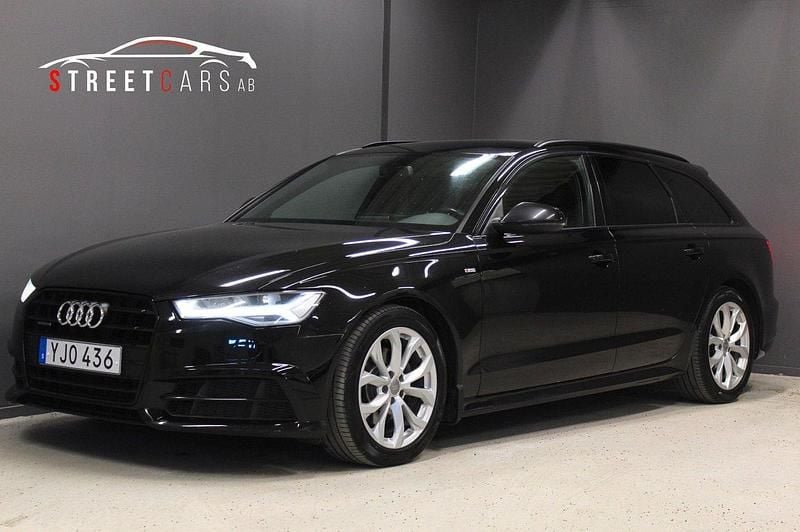 Svart Begagnad 2017 Audi A6 S-Line Kombi | 209 900 kr (Lite dyr) - Bild 1/4