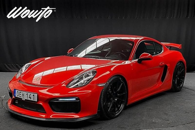 Begagnad Porsche Cayman 275 HK (202 kW) 2016 Röd Sportkupé
