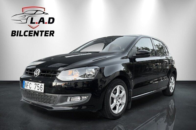 Svart Begagnad 2012 VW Polo Halvkombi | 84 900 kr (Marknadspris) - Bild 1/4