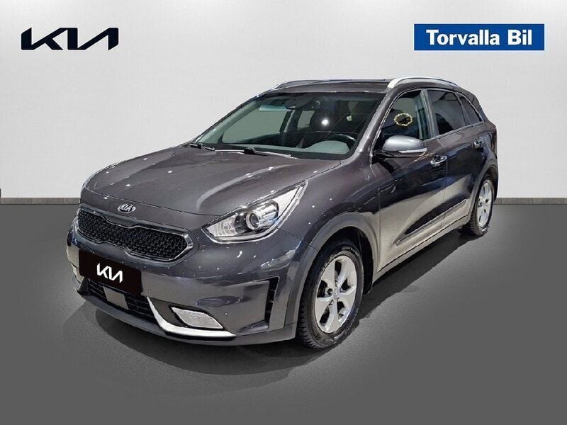 Grå Begagnad 2018 Kia Niro 2 SUV | 169 900 kr (Marknadspris) - Bild 1/4