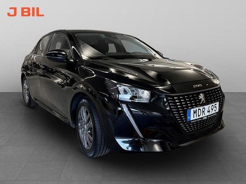 Svart Begagnad 2022 Peugeot 208 Active Halvkombi | 169 900 kr (Marknadspris) - Bild 1/4