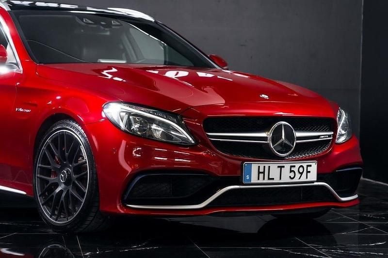 Begagnad Mercedes C63S AMG AMG 510 HK (375 kW) 2015 Röd Kombi