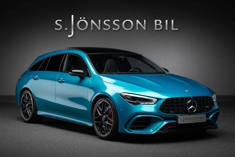 Blå Begagnad 2024 Mercedes CLA45 AMG AMG Kombi | 719 000 kr - Bild 1/4