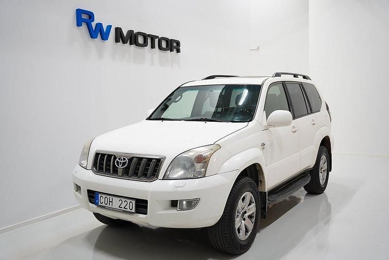 Vit Begagnad 2007 Toyota Land Cruiser SUV | 149 900 kr (Marknadspris) - Bild 1/4