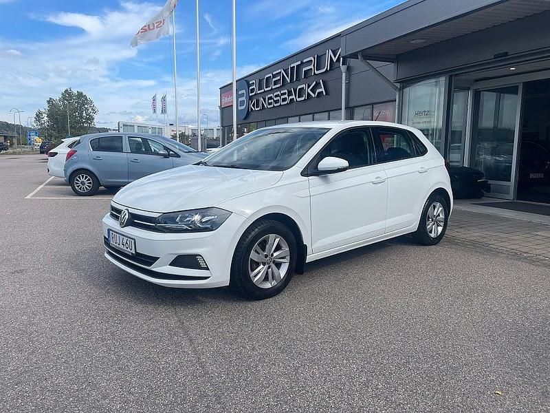 Vit Begagnad 2019 VW Polo Halvkombi | 144 900 kr (Marknadspris) - Bild 1/4