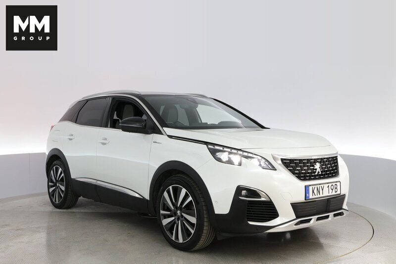 Vit Begagnad 2019 Peugeot 3008 GT SUV | 229 900 kr (Marknadspris) - Bild 1/4
