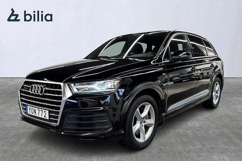 Begagnad Audi Q7 S-Line 272 HK (200 kW) 2018 Svart SUV