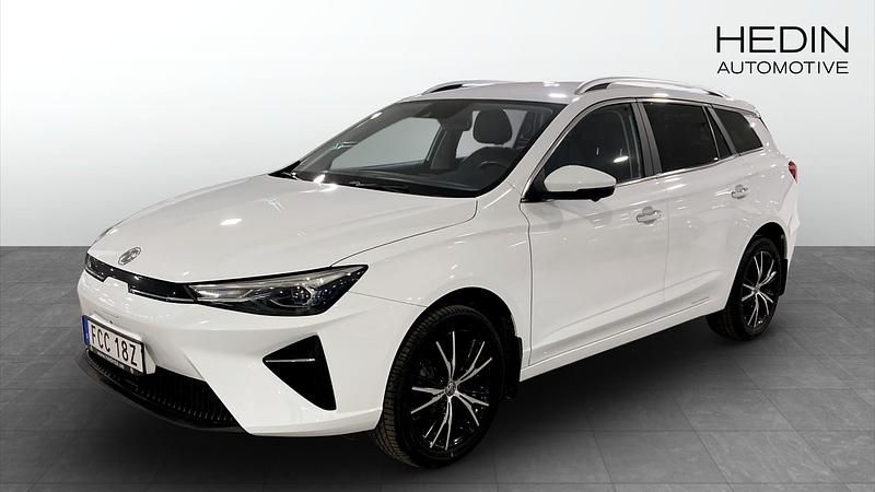 Vit Begagnad 2022 MG MG5 EV Long Range Kombi | 204 900 kr (Marknadspris) - Bild 1/4