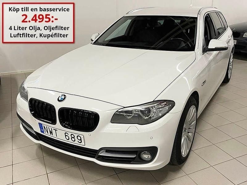 Vit Begagnad 2013 BMW 520 Kombi | 119 000 kr (Marknadspris) - Bild 1/4