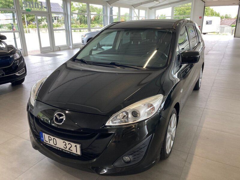 Svart Begagnad 2011 Mazda 5 Comfort Minibuss | 69 500 kr (Marknadspris) - Bild 1/4
