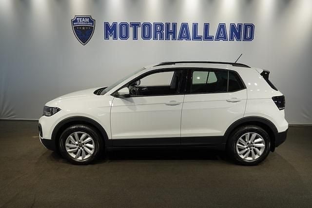Vit Begagnad 2022 VW T-Cross Life SUV | 189 900 kr (Marknadspris) - Bild 1/4