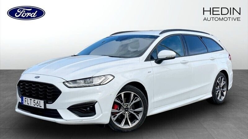 Vit (white) Begagnad 2021 Ford Mondeo ST-Line Kombi | 244 900 kr (Marknadspris) - Bild 1/4