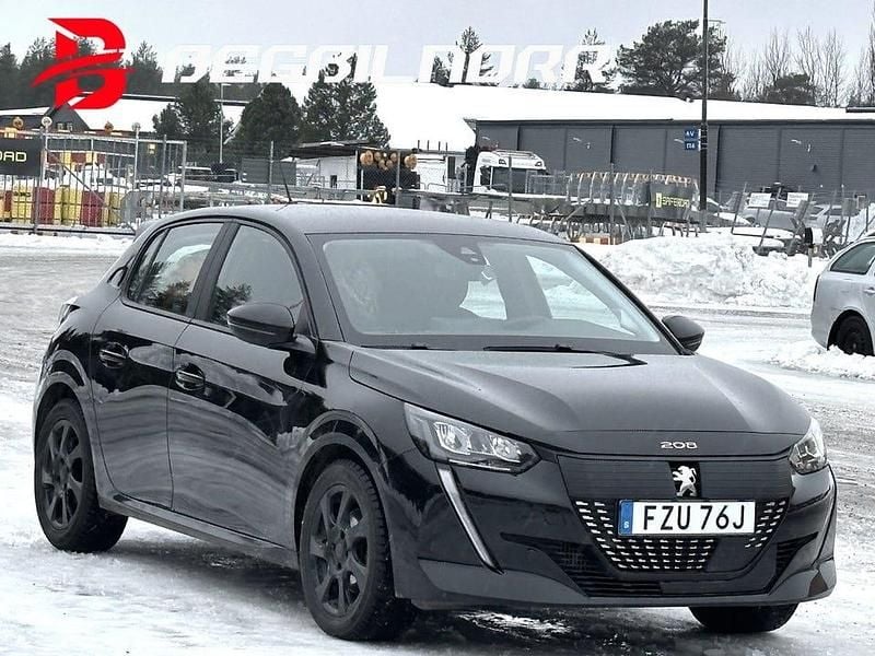 Svart Begagnad 2022 Peugeot 208 Active Halvkombi | 149 950 kr (Bra pris) - Bild 1/3