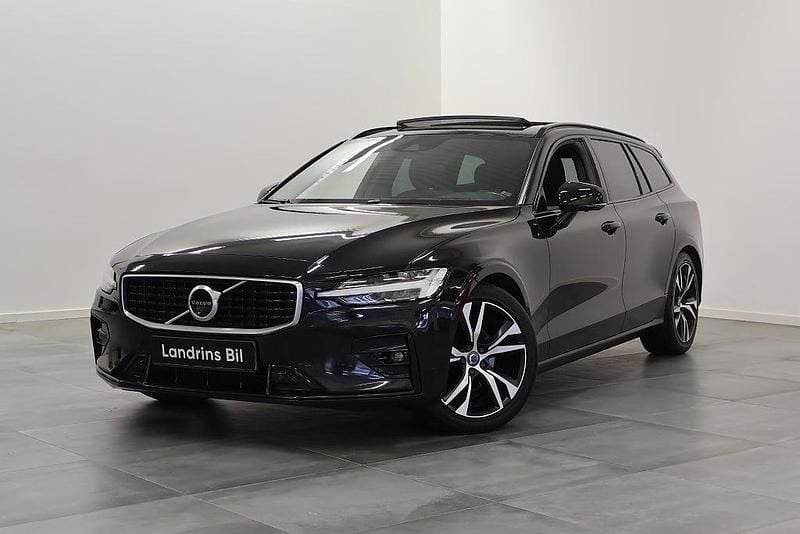 Svart Begagnad 2019 Volvo V60 R-Design Kombi | 334 000 kr (Dyr) - Bild 1/4