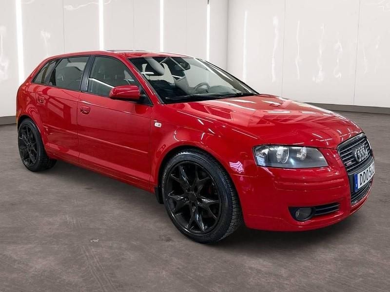 Röd Begagnad 2007 Audi A3 S-Line Sedan | 69 900 kr (Marknadspris) - Bild 1/4