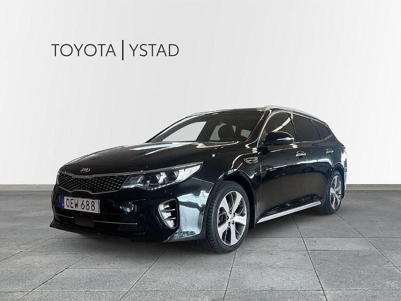 Svart Begagnad 2017 Kia Optima GT-Line Kombi | 175 000 kr (Bra pris) - Bild 1/4