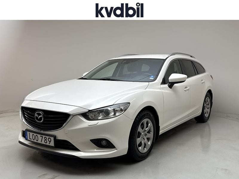 Vit Begagnad 2014 Mazda 6 Core Kombi | 110 000 kr (Bra pris) - Bild 1/3