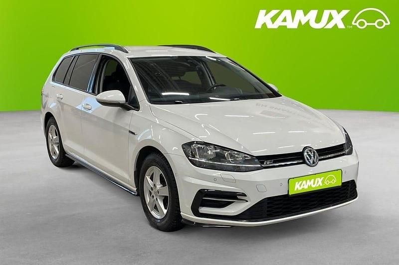 Vit Begagnad 2018 VW Golf VII R-line Kombi | 174 700 kr (Lite dyr) - Bild 1/4