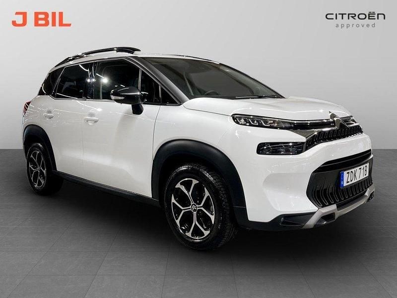 Vit Begagnad 2024 Citroën C3 Aircross Shine SUV | 209 900 kr (Marknadspris) - Bild 1/4