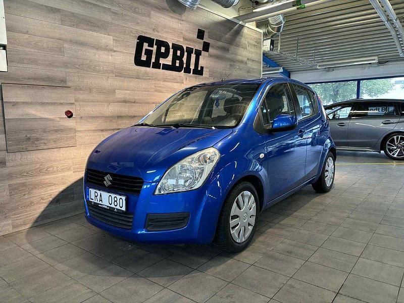 Begagnad Suzuki Splash GLS 94 HK (69 kW) 2011 Blå Halvkombi
