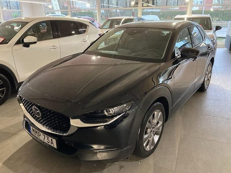 Svart Begagnad 2020 Mazda CX-30 Cosmo SUV | 269 500 kr (Marknadspris) - Bild 1/4