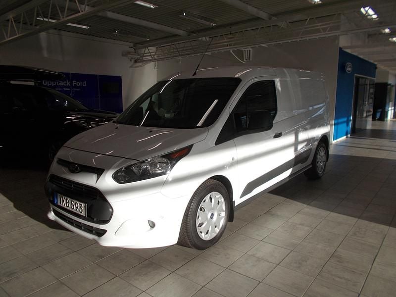 Vit Begagnad 2017 Ford Transit Pickup | 214 400 kr - Bild 1/4