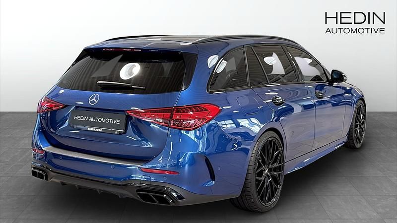 Begagnad Mercedes C220 200 HK (147 kW) 2022 Blå