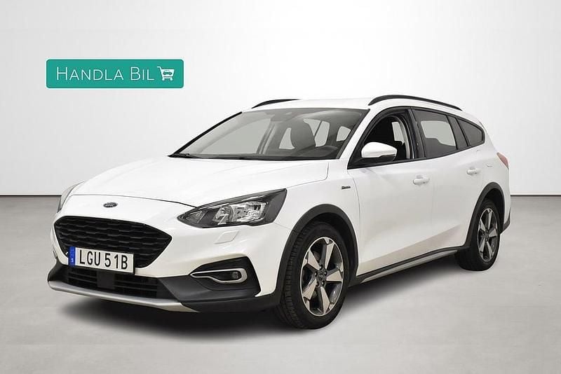 Vit Begagnad 2021 Ford Focus Active Kombi | 154 700 kr (Bra pris) - Bild 1/4