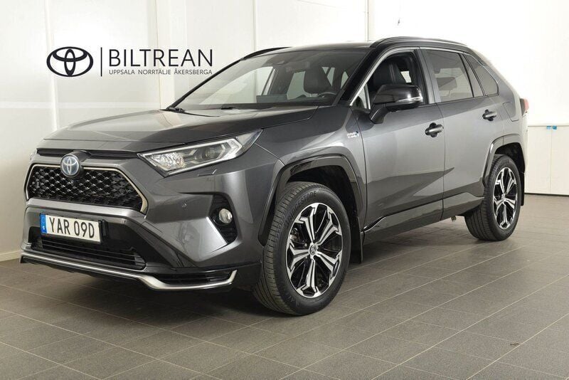 Grå (grå metallic) Begagnad 2020 Toyota RAV4 Hybrid Premium SUV | 429 900 kr (Marknadspris) - Bild 1/4