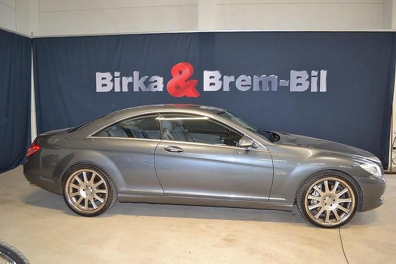 Begagnad Mercedes CL600 517 HK (380 kW) 2007 Mörkgrå Sportkupé