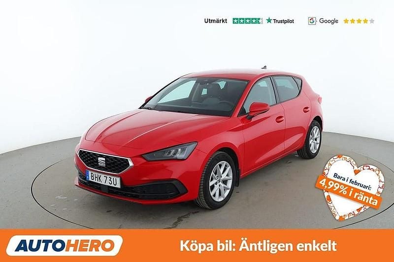 Begagnad Seat Leon Style 132 HK (97 kW) 2020 Röd Halvkombi