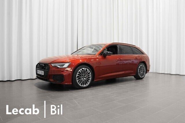 Grenadinröd metallic Begagnad 2024 Audi A6 S-Line Kombi | 549 500 kr (Marknadspris) - Bild 1/4