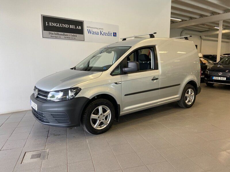 Silver Begagnad 2017 VW Caddy Minibuss | 129 900 kr (Marknadspris) - Bild 1/4