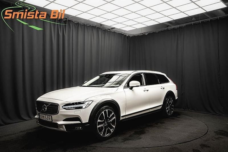 Vit Begagnad 2018 Volvo V90 CC Kombi | 229 800 kr (Marknadspris) - Bild 1/3