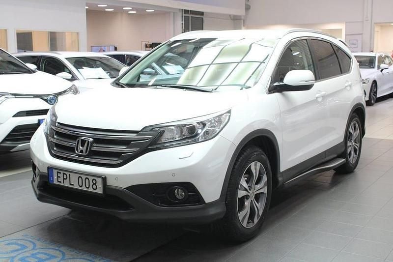 Vit Begagnad 2014 Honda CR-V Elegance SUV | 114 900 kr (Bra pris) - Bild 1/4