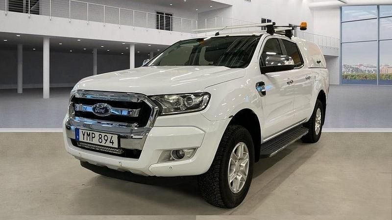Vit Begagnad 2018 Ford Ranger Limited Pickup | 225 000 kr (Bra pris) - Bild 1/4