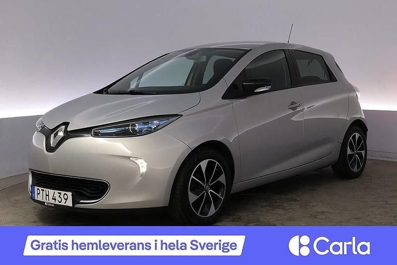 Grå Begagnad 2018 Renault Zoe Intens Halvkombi | 121 990 kr (Marknadspris) - Bild 1/4