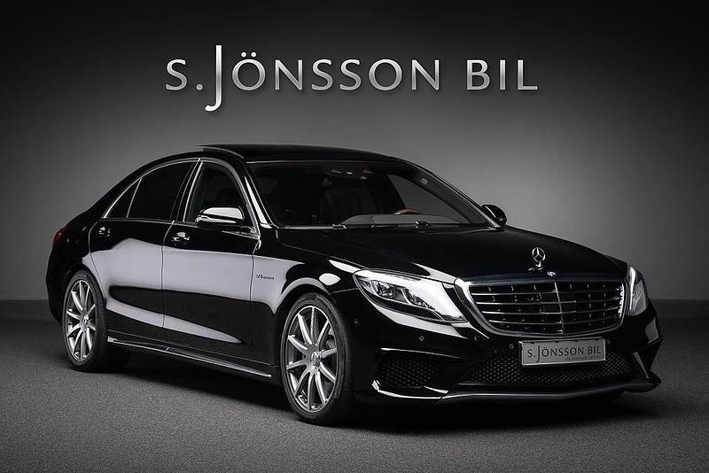 Begagnad Mercedes S63L AMG AMG 585 HK (430 kW) 2014 Svart Sedan