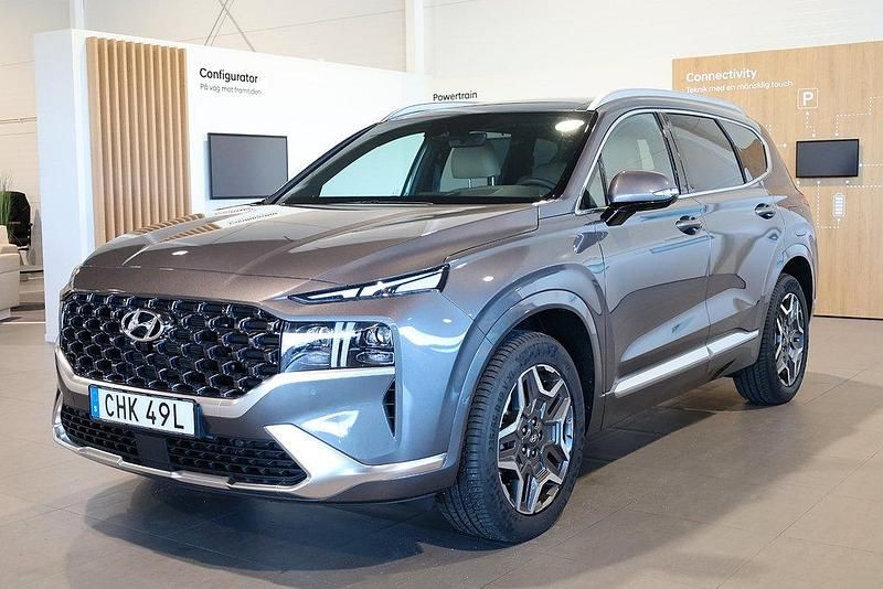 Grå Begagnad 2023 Hyundai Santa Fe Advanced SUV | 519 900 kr (Lite dyr) - Bild 1/3